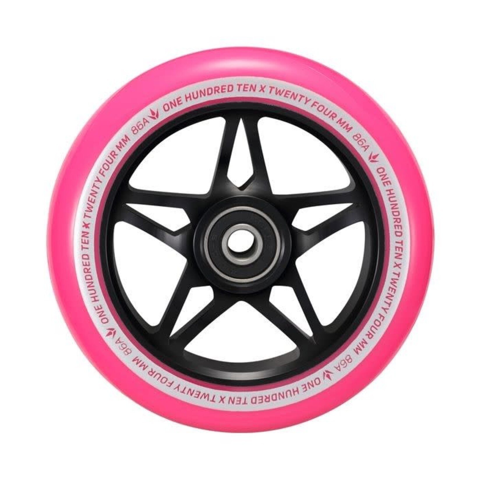 Envy Wheel 110mm S3 - Black/Pink (pair)