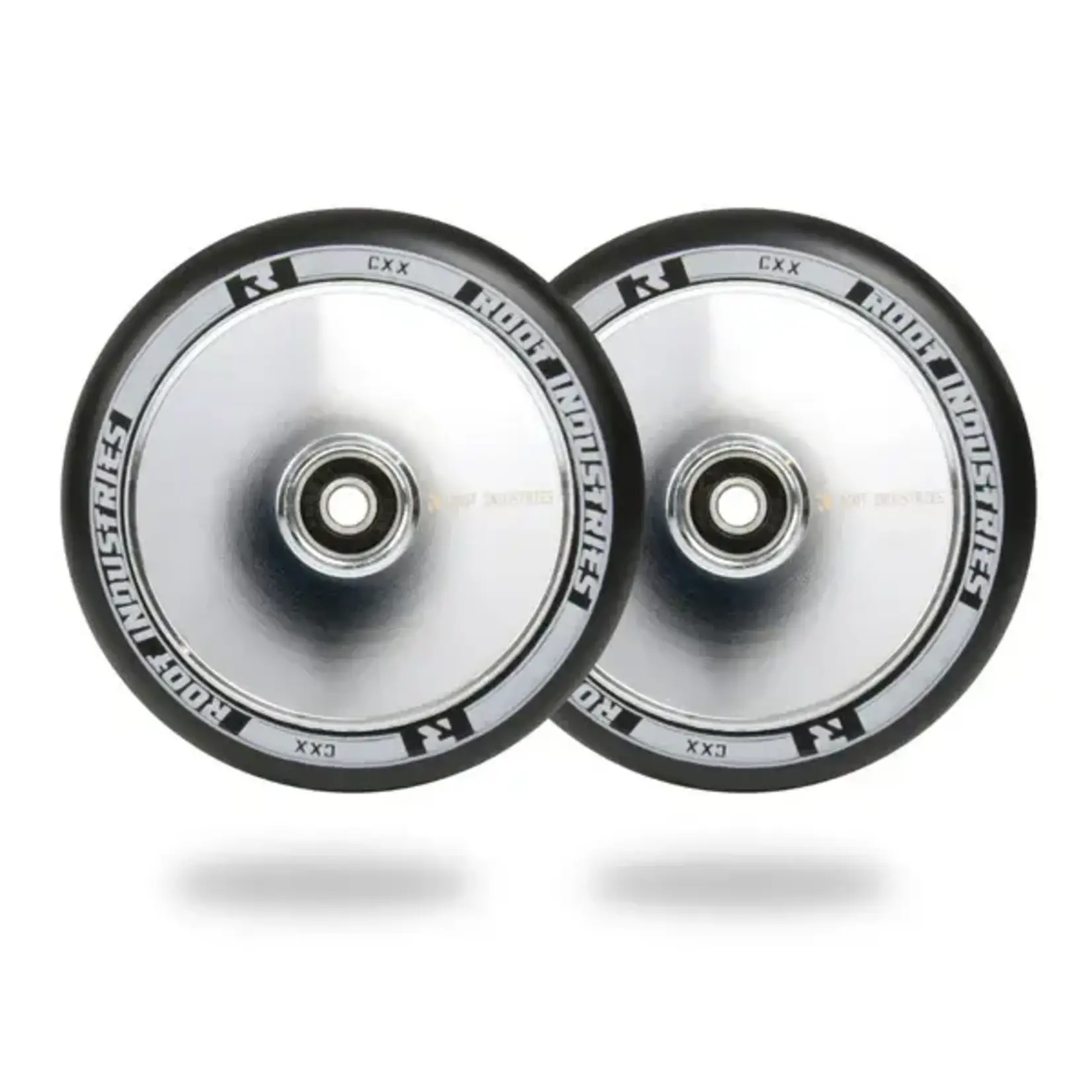 ROOT INDUSTRIES AIR Wheels 120mm  Black/Mirror (pair)