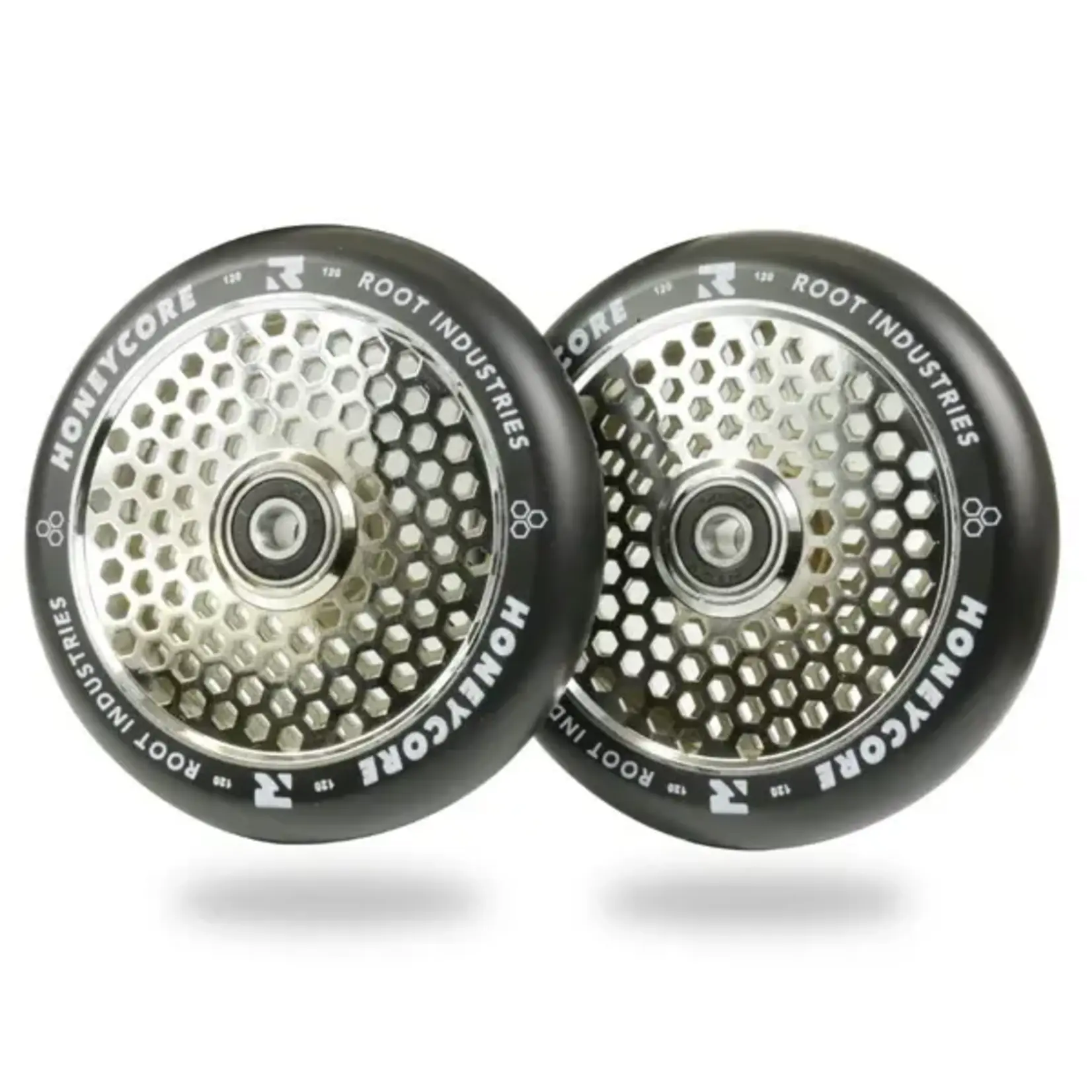 ROOT INDUSTRIES HONEYCORE Wheels 120mm Black/Mirror (pair)