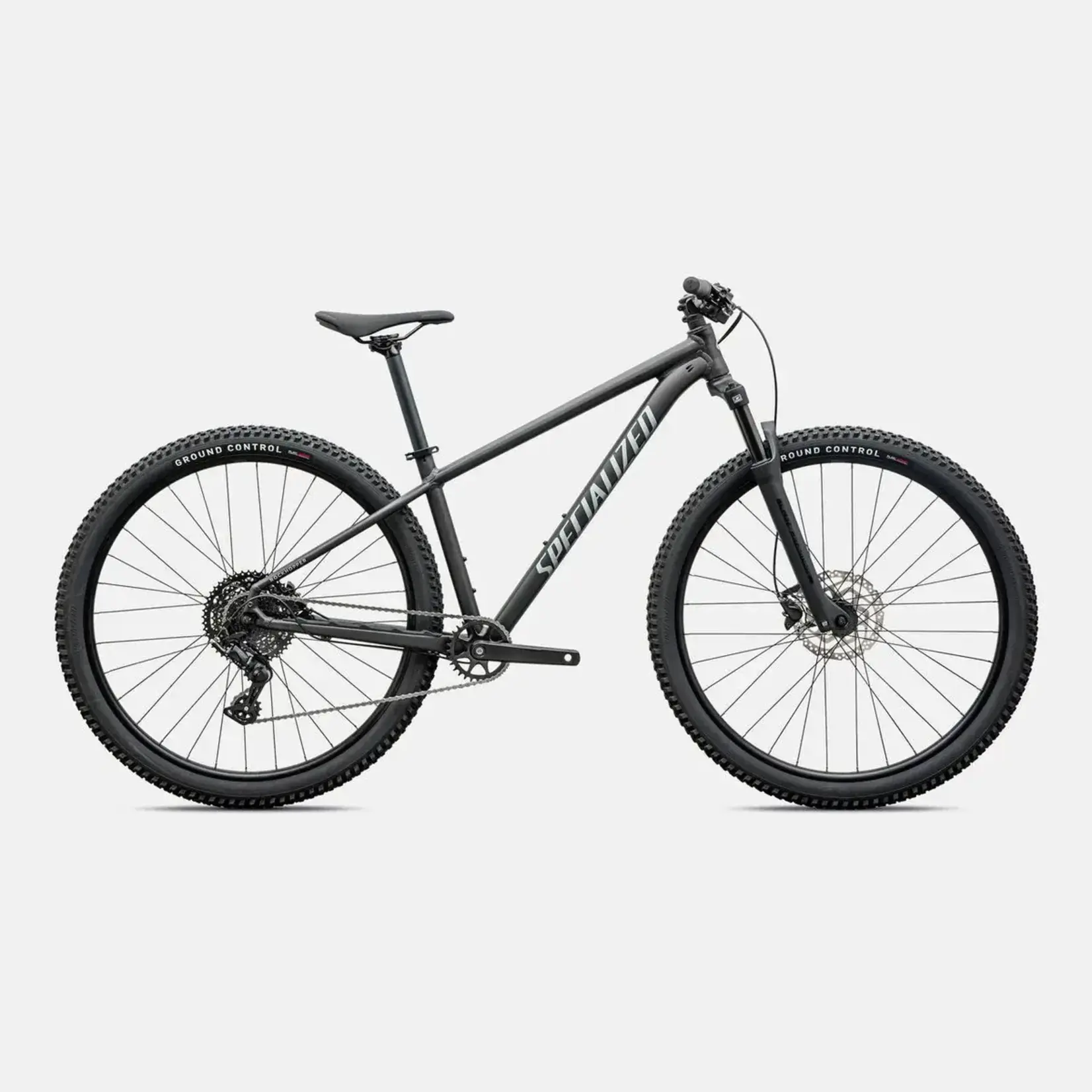 Specialized 2027 ROCKHOPPER SPORT 26"  SATIN METALLIC OBSIDIAN / SHADOW SILVER XXS