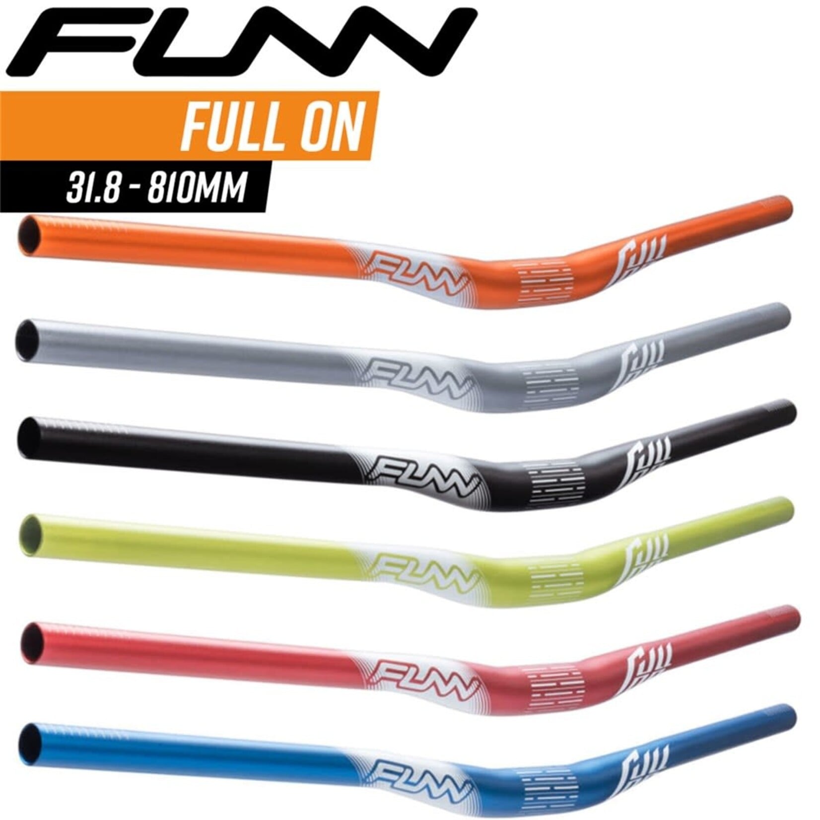 Handelbar - FULL ON - 31.8mm Bar, 810mm Wide 7mm Rise - Grey