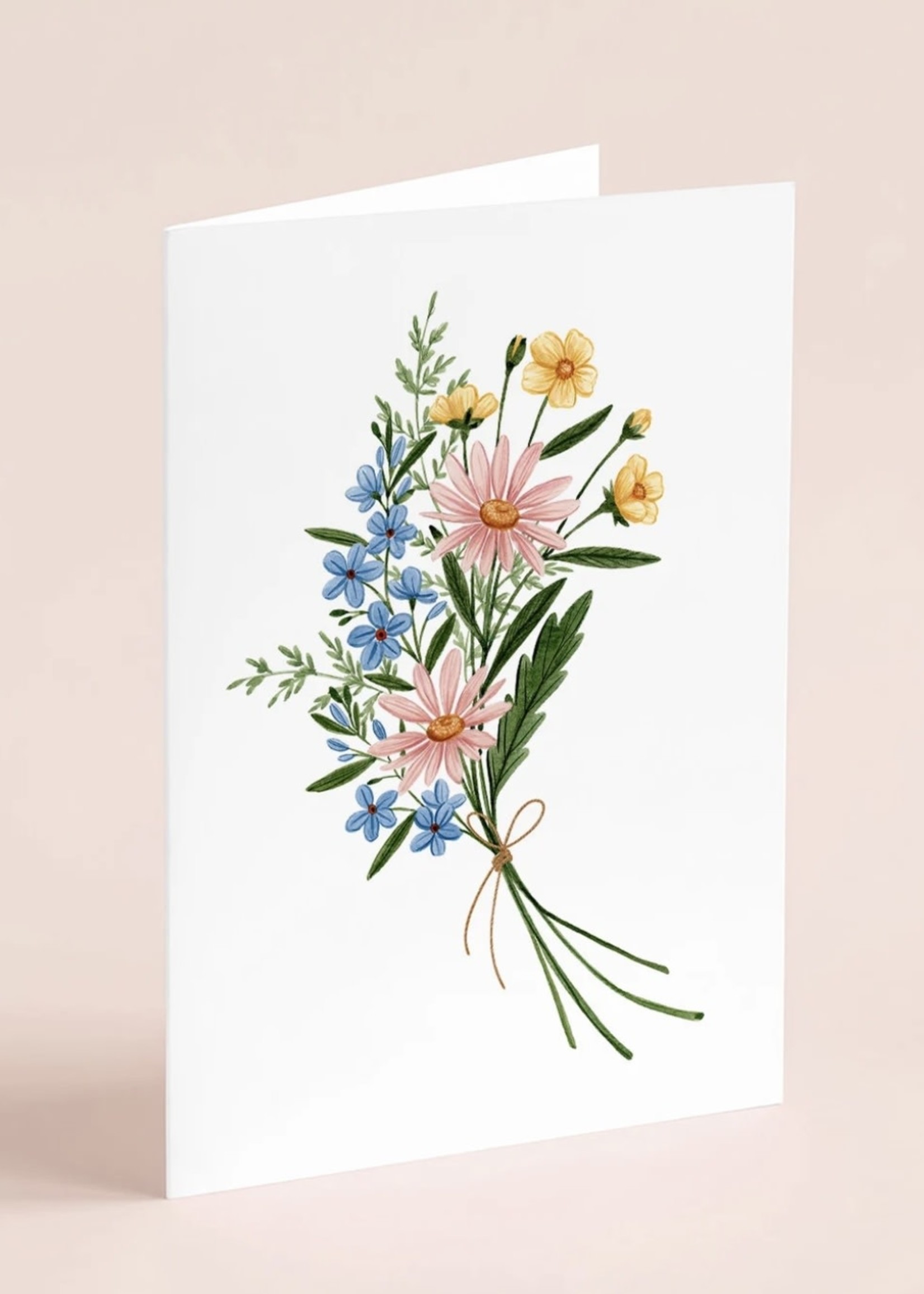 Joannie Houle Art Carte Bouquet pastel