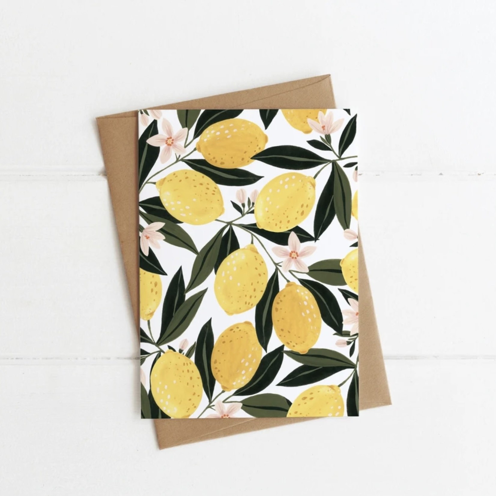 Joannie Houle Art Carte Branche de citron