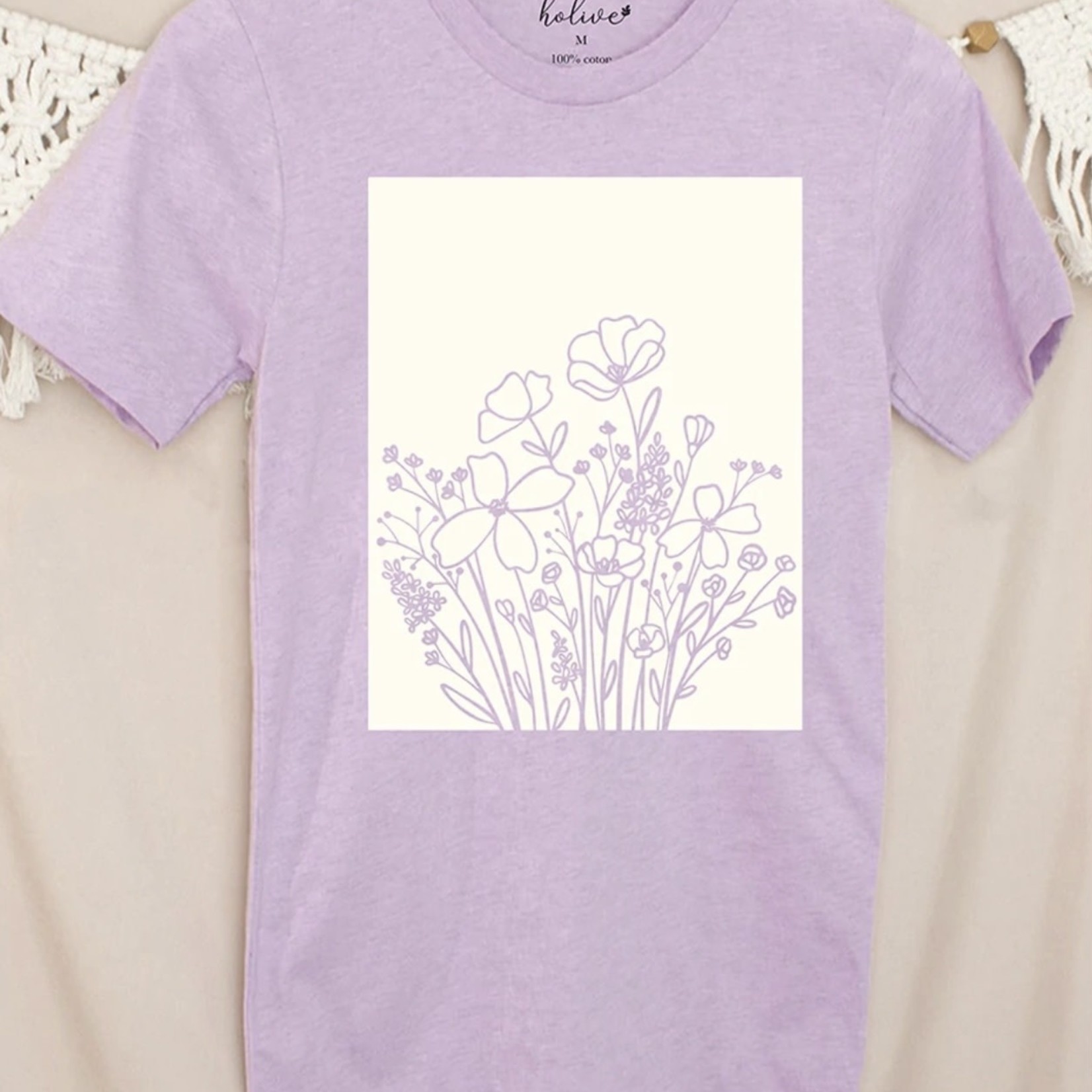 Holive atelier T-shirt Fleurs sauvages