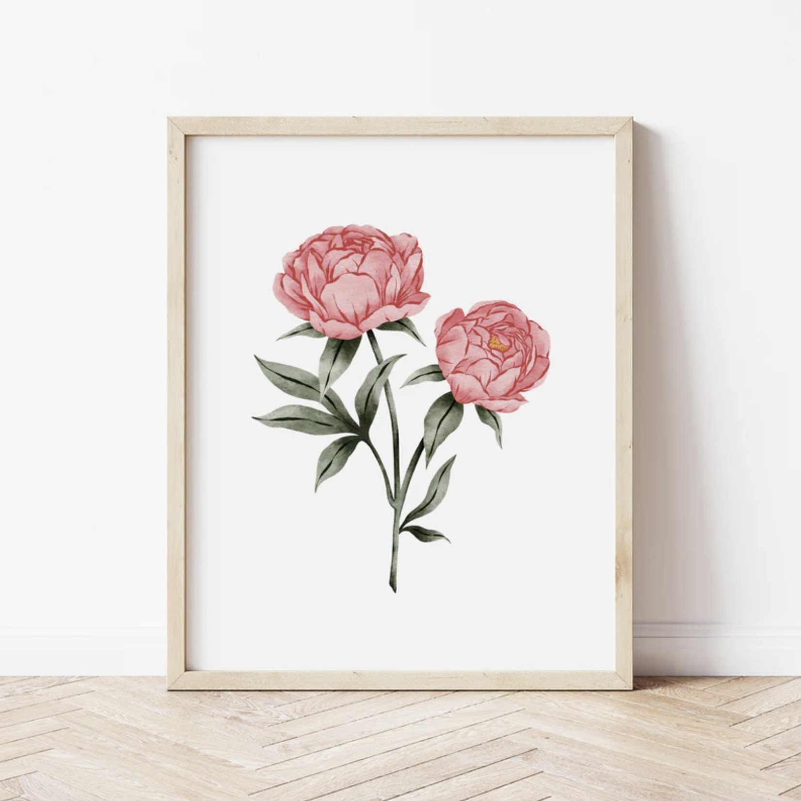 Marie-Lise.co Affiche - Pivoines 8x10 po