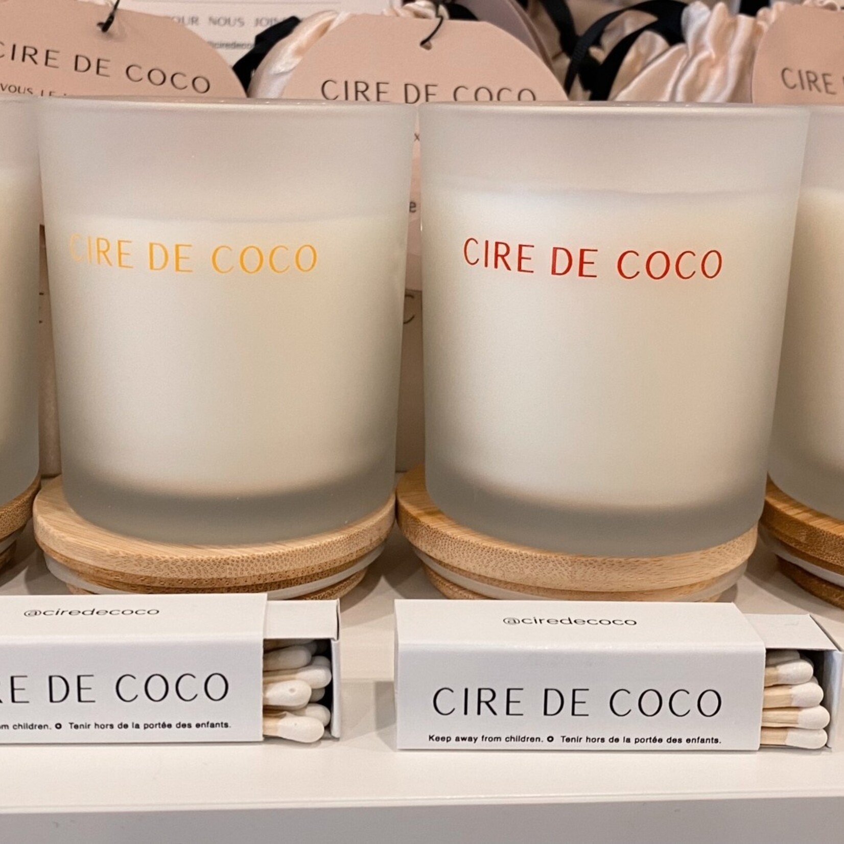 Cire de coco Bougie - Sapin blanc - Cire de coco