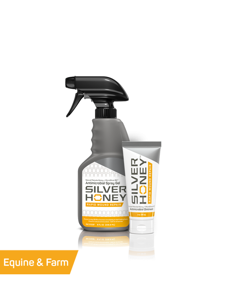 WF Young Silver Honey Rapid Wound Repair Gel Spray 8OZ