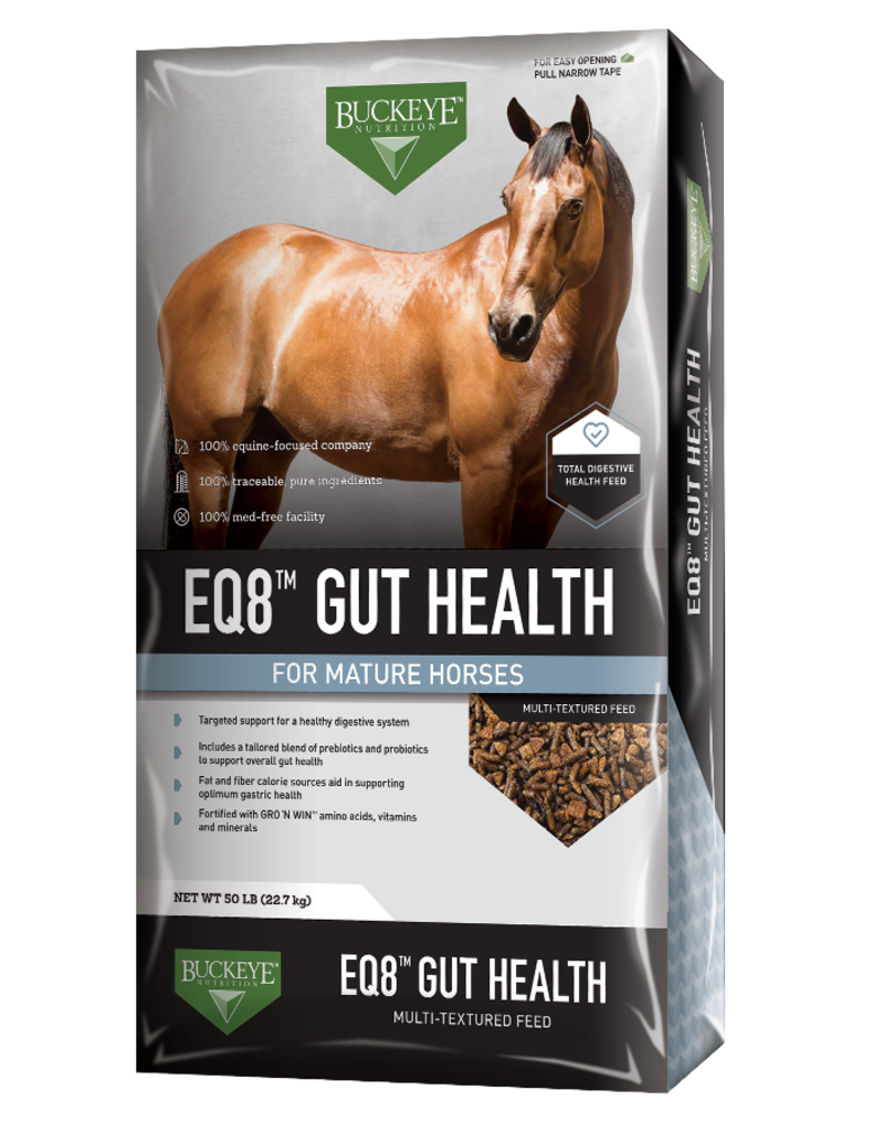 Buckeye Buckeye Eq8 Gut Health Multi-Textured Feed 50 lbs