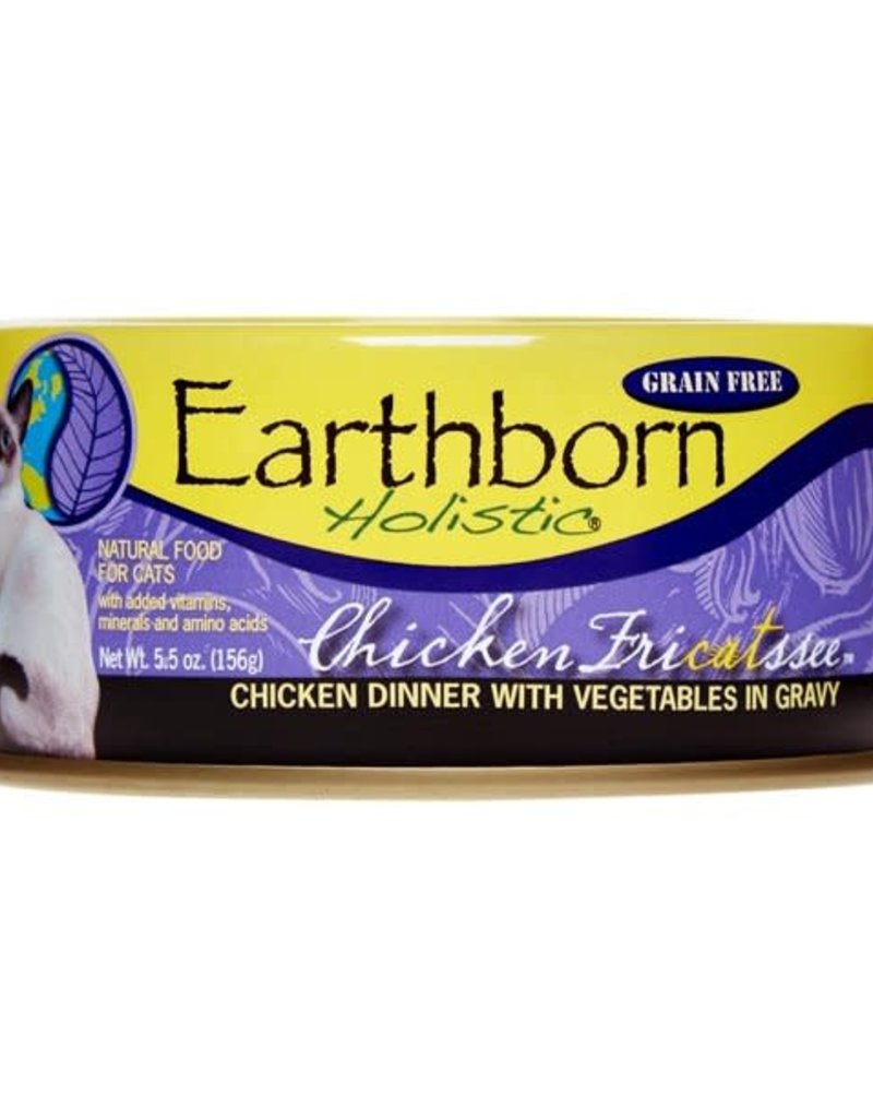 Earthborn Holistic Earthborn Holistic Chicken Fricatssee Grain Free Cat 5.5 Oz can