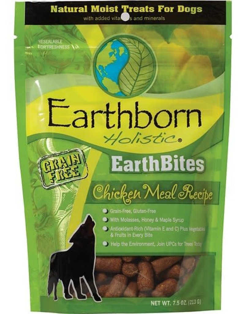 Earthborn Holistic Earthborn Holistic Earthbites Chicken Meal Recipe Dog Treats 7.5 oz