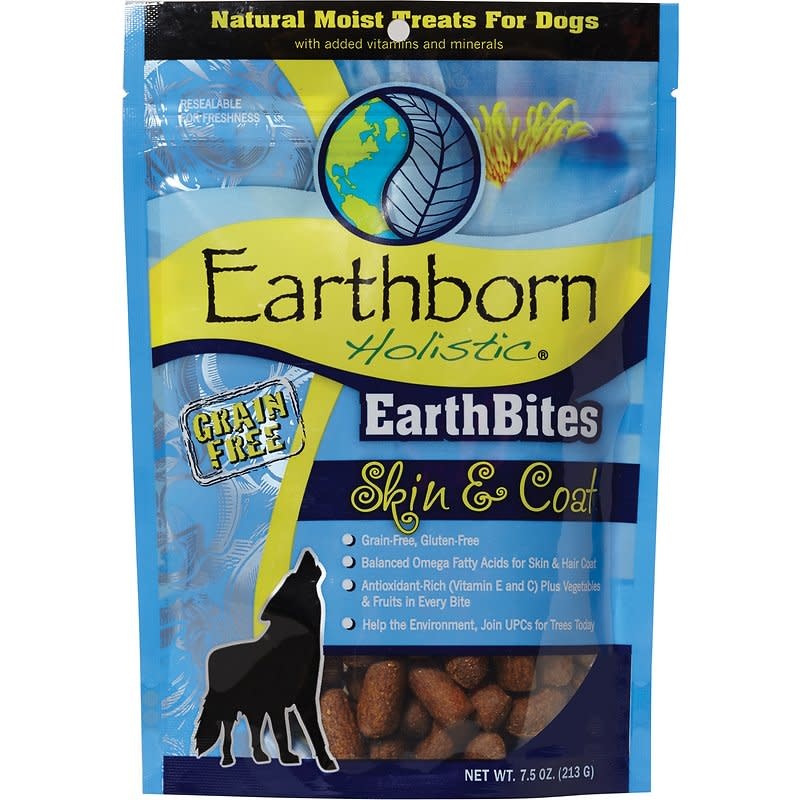 Earthborn Holistic Earthbites Skin And Coat Dog Treats 7.5 oz Noah's Ark