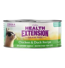 Health Extension Health Extension Grain Free Chicken & Duck In Savory Sauce Canned Cat Food 2.8 oz   can