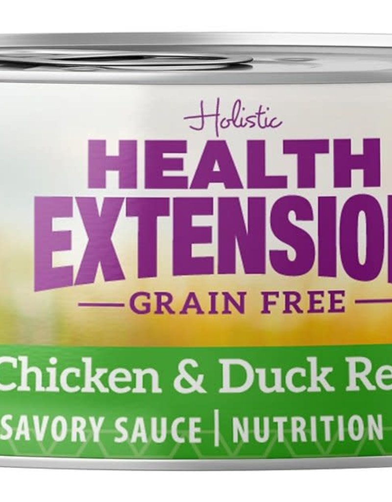 Health Extension Health Extension Grain Free Chicken & Duck In Savory Sauce Canned Cat Food 2.8 oz   can