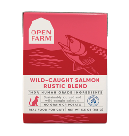 Open Farm Open Farm Rustic Blend Wild-Caught Salmon Wet Cat Food 5.5oz carton
