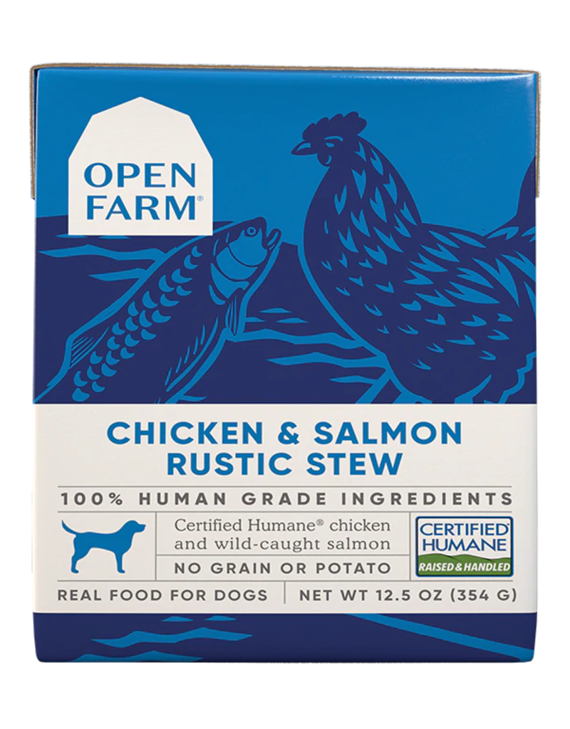 Open Farm Open Farm Chicken & Salmon Rustic Stew Wet Dog Food 12.5oz carton