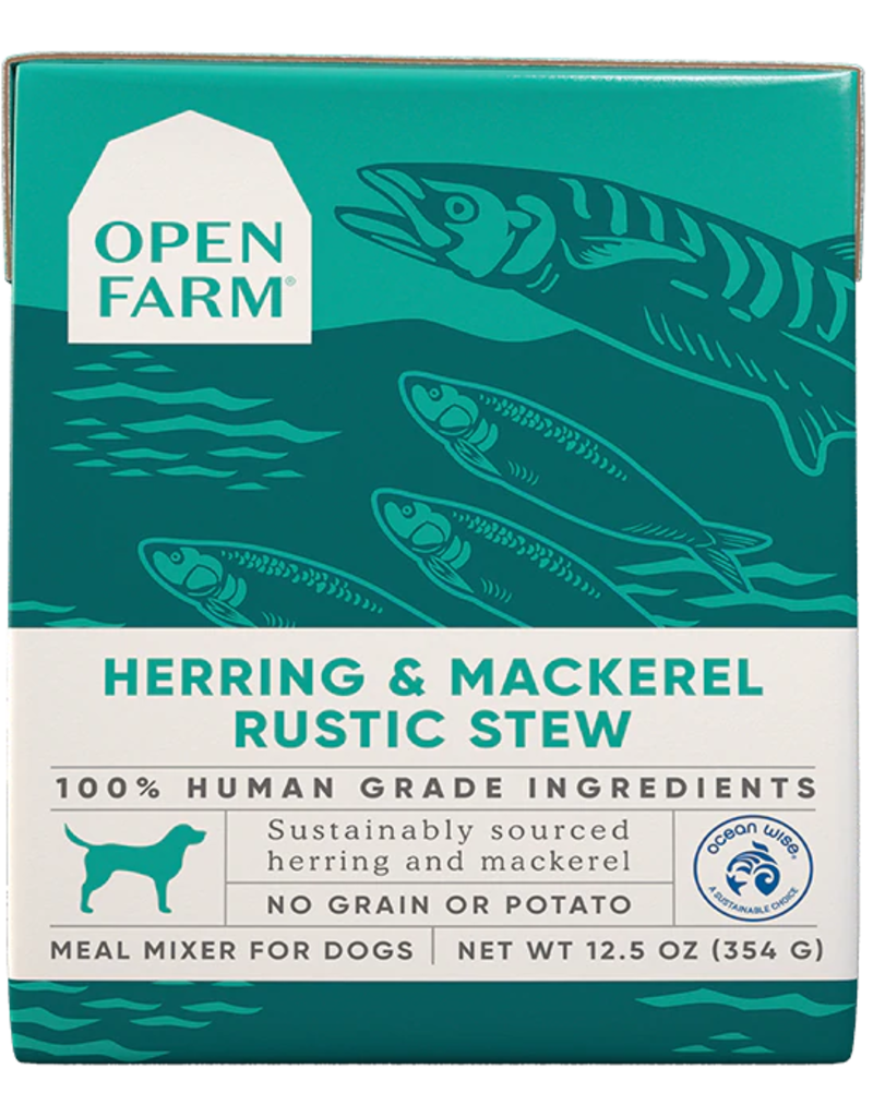 Open Farm Open Farm Rustic Stew Herring & Mackerel Wet Dog Food 12.5oz   carton