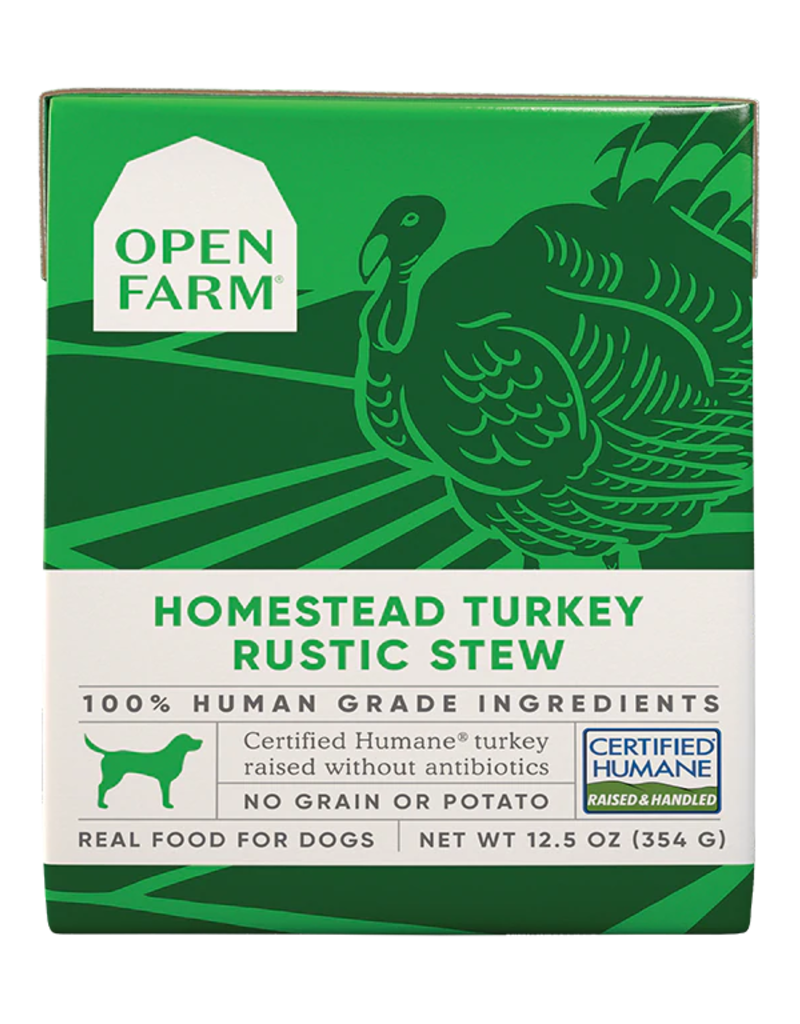 Open Farm Open Farm Rustic Stew Homestead Turkey Wet Dog Food 12.5oz   carton