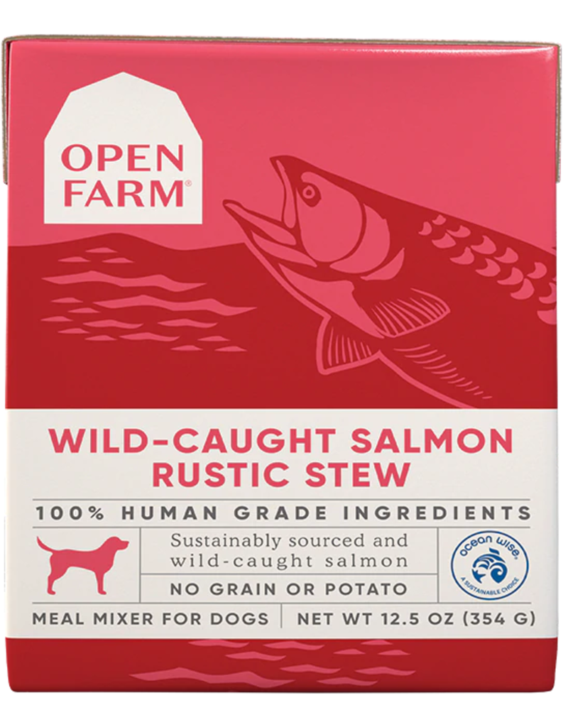 Open Farm Open Farm Rustic Stew Wild-Caught Salmon Wet Dog Food 12.5oz   carton