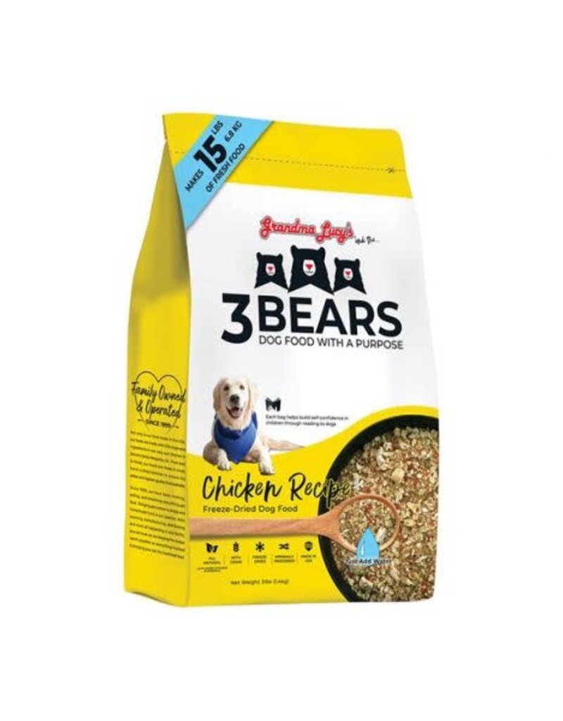 Grandma Lucy 3 BEARS Chicken Dog Food Noah's Ark