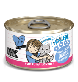BFF BFF Tuna & Chicken Chuckles Cat Food in Gelee 5.5oz can