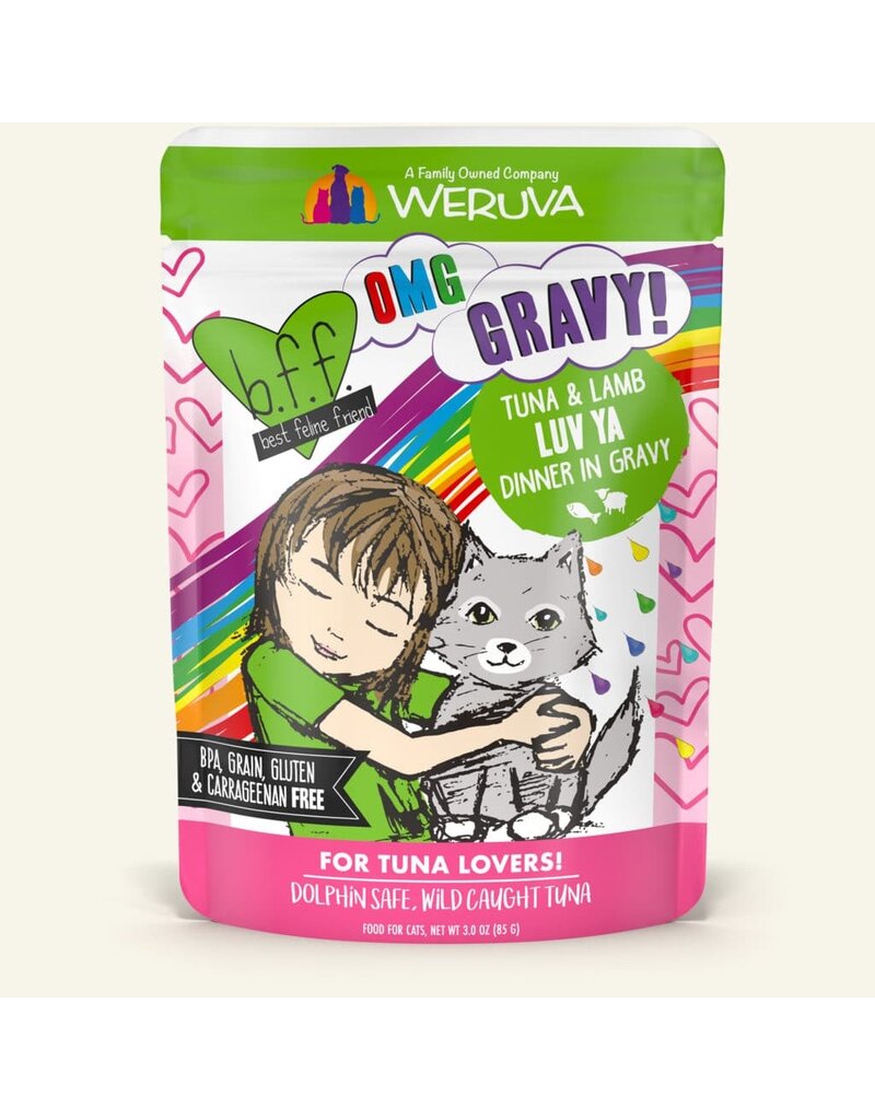 BFF BFF OMG  Shazaam Tuna & Lamb Wet Cat Food 2.8 oz pouch