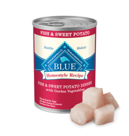 Blue Buffalo Blue Buffalo Homestyle Recipe Fish & Sweet Potato Canned Dog Food 12.5 oz   can