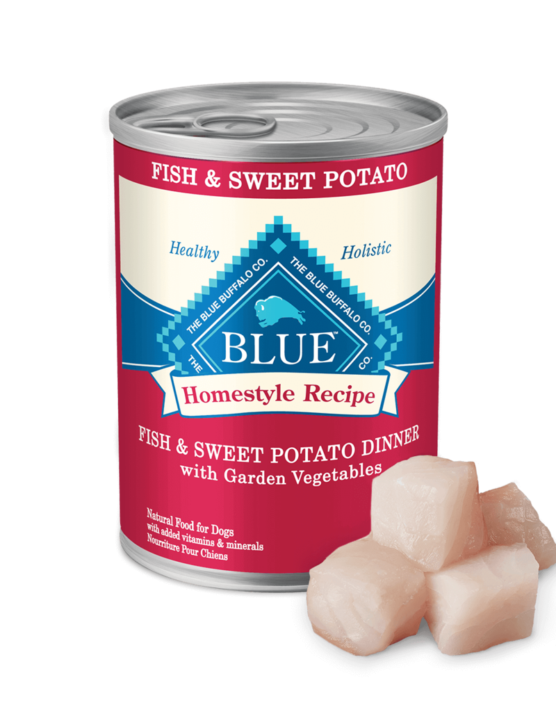 Blue Buffalo Blue Buffalo Homestyle Recipe Fish & Sweet Potato Canned Dog Food 12.5 oz   can
