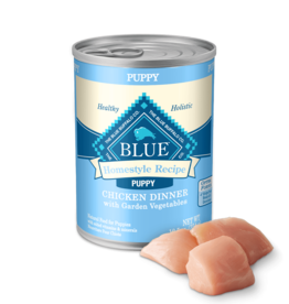 Blue Buffalo Blue Buffalo Homestyle Recipe Puppy Chicken Dinner Canned Dog Food 12.5 oz   can