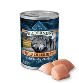 Blue Buffalo Blue Buffalo Wilderness Wolf Creek Stew Chunky Chicken Stew Canned Dog 12.5 oz   can