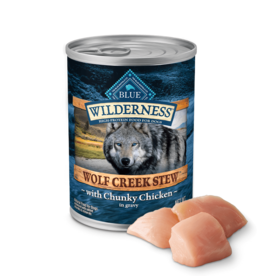 Blue Buffalo Blue Buffalo Wilderness Wolf Creek Stew Chunky Chicken Stew Canned Dog 12.5 oz   can