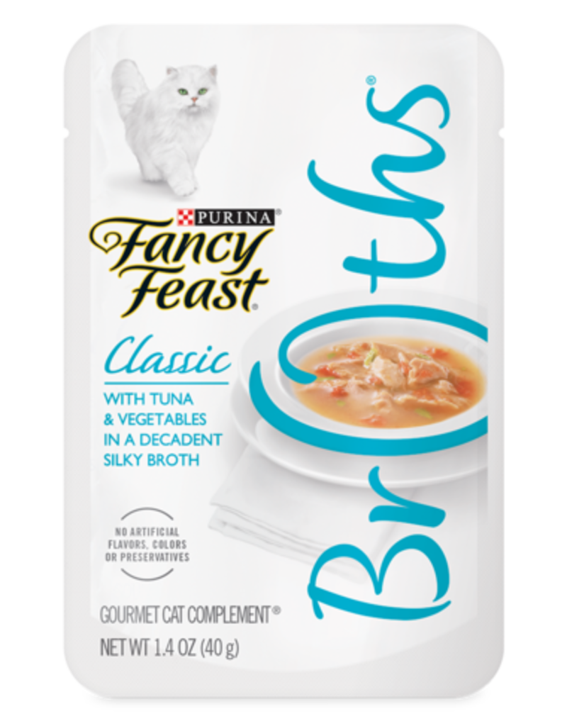 Fancy Feast Fancy Feast Classic Broths With Tuna And Vegetables Cat Food Pouches 1.4oz pouch