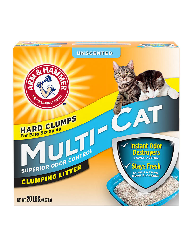 Arm and Hammer Arm And Hammer Multi-Cat Strength Clumping Litter, Unscented 20 lb
