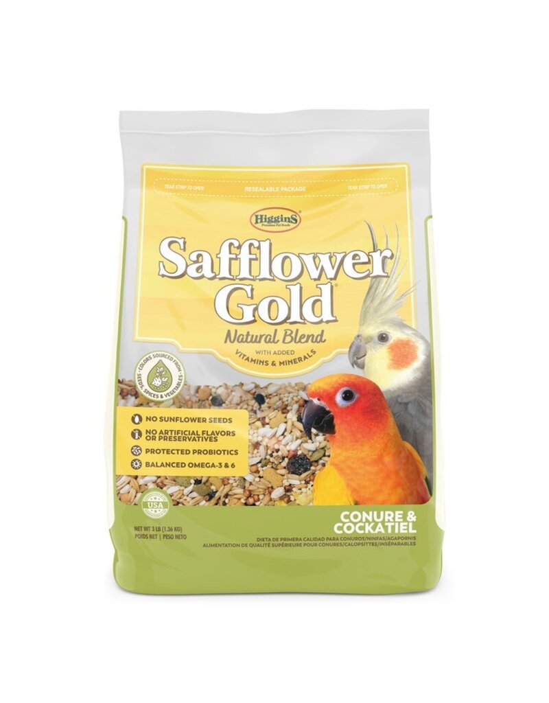 Higgins Higgins Safflower Gold Conure Cockatiel 3 Lb