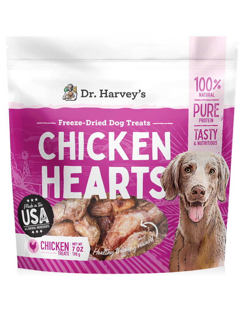 Dr Harvey Dr Harvey's Chicken Hearts Dog 7 oz