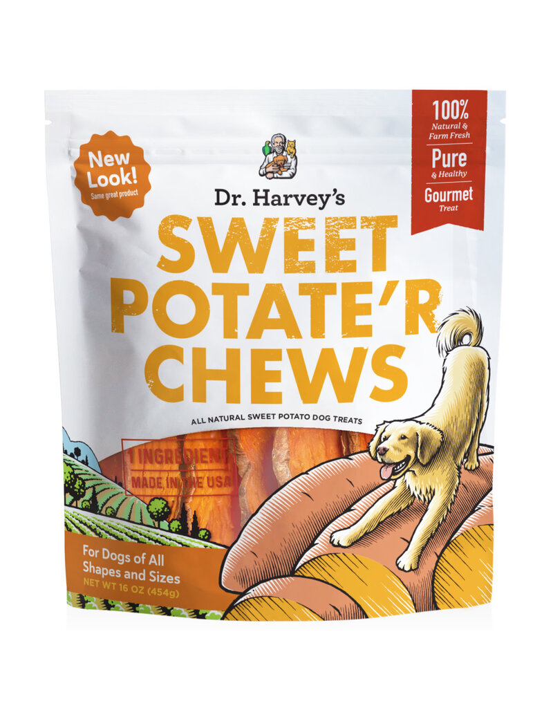 Dr Harvey Dr. Harvey's Sweet Potate'r Dog Chews 16oz