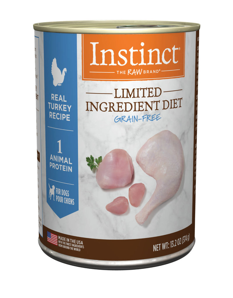 Nature's Variety Nature's Variety  Instinct Grain Free Lid Turkey Canned Dog Food 13.2 oz   can