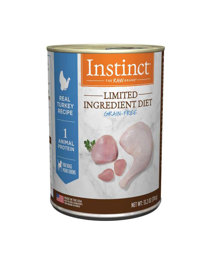 Natures Variety Nature's Variety  Instinct Grain Free Lid Turkey Canned Dog Food 13.2 oz   can