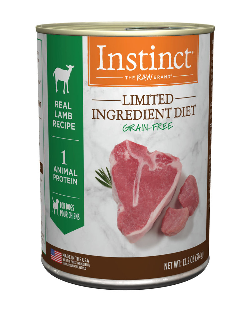 Nature's Variety Nature's Variety Instinct Grain Free Limited Ingredient Diet Lamb Canned Dog Food 13.2 oz   can