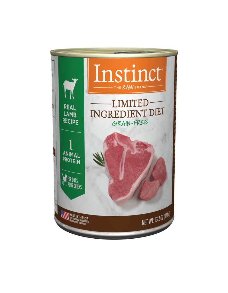 Natures Variety Nature's Variety Instinct Grain Free Limited Ingredient Diet Lamb Canned Dog Food 13.2 oz   can