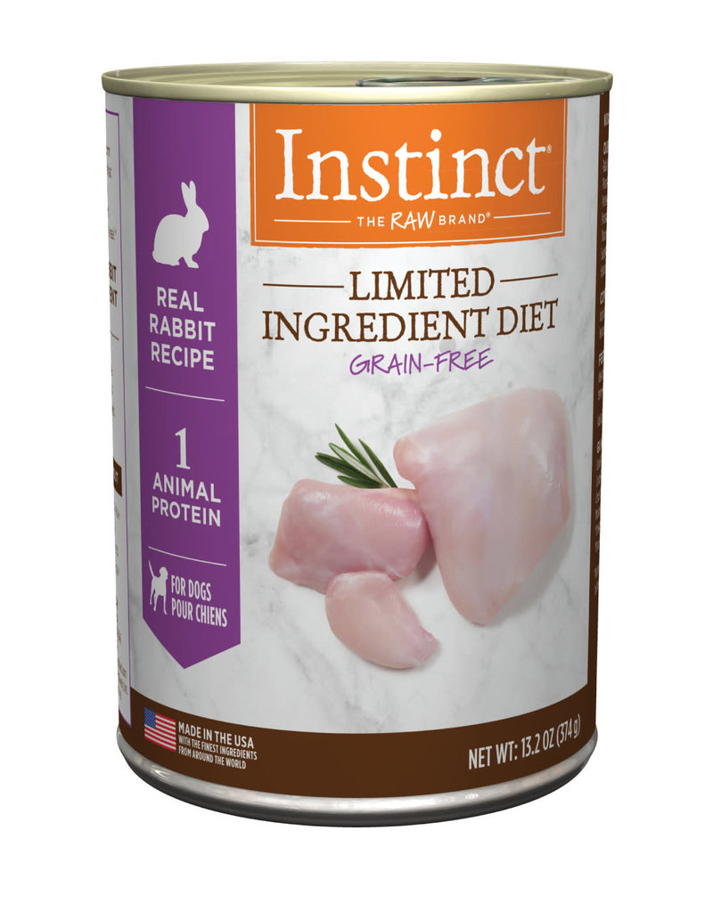 Nature's Variety Nature's Variety Instinct Grain Free Limited Ingredient Diet Rabbit Canned Dog Food 13.2 oz   can