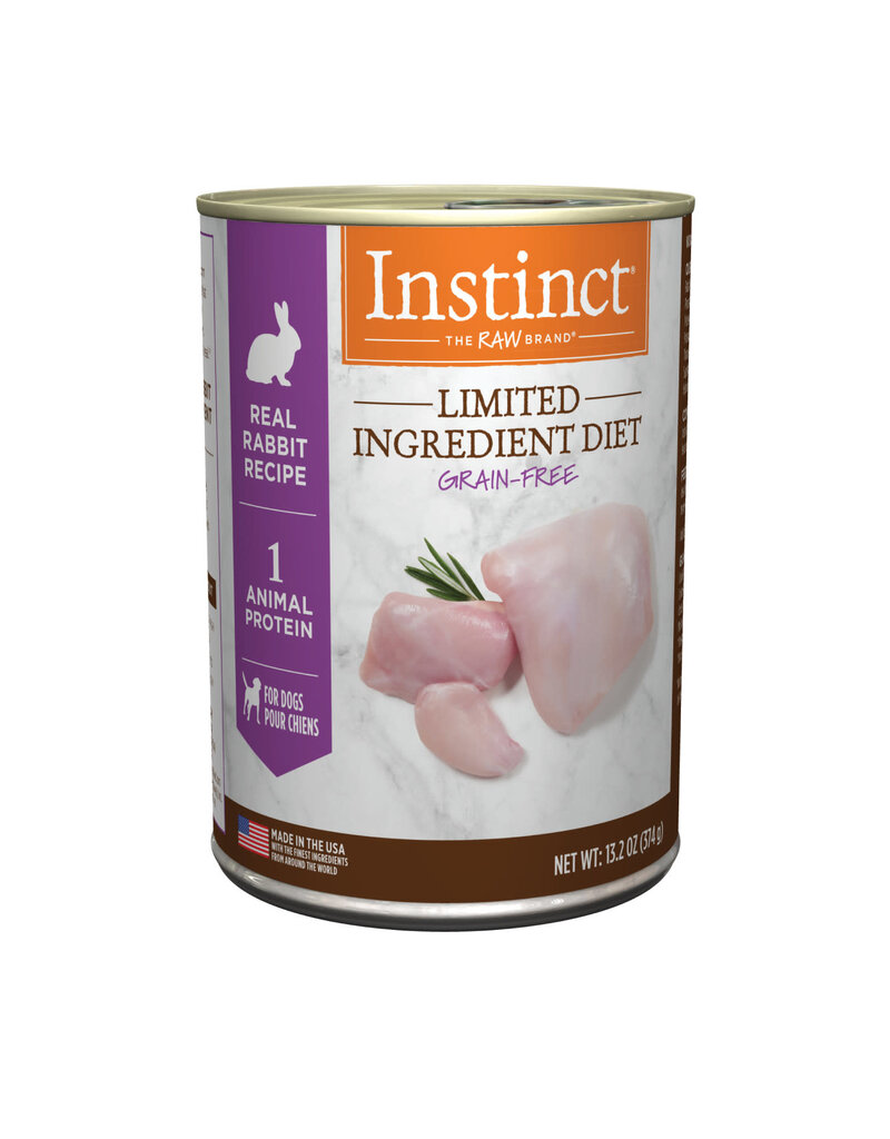Natures Variety Nature's Variety Instinct Limited Ingredient Diet Rabbit Dog Food 13.2 oz can