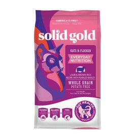 Solid Gold Solid Gold Katz-N-Flocken Lamb & Brown Rice Dry Cat Food 4 lb