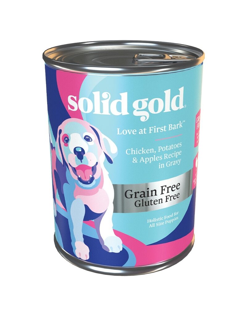Solid Gold Solid Gold Puppy Love At First Bark Chicken Recipe Wet Dog Food 13.2 oz   can