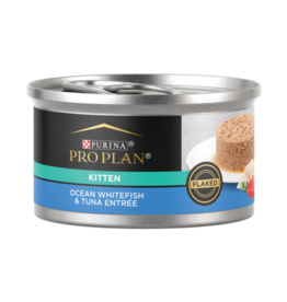 ProPlan Pro Plan Kitten Ocean Whitefish & Tuna Entree Flaked Cat Food 3 oz can