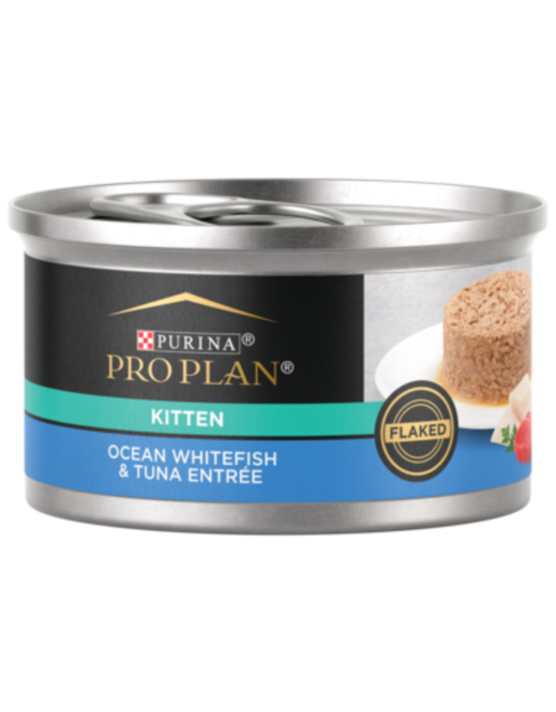 ProPlan Pro Plan Focus Kitten Ocean Whitefish And Tuna Entree Flaked Canned Cat Food 3 oz can
