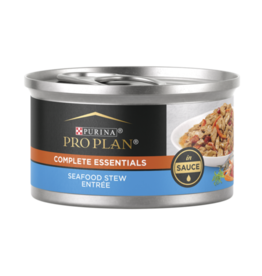 ProPlan Pro Plan Complete Essentials Seafood Stew Entree in Sauce Cat Food 3 oz can