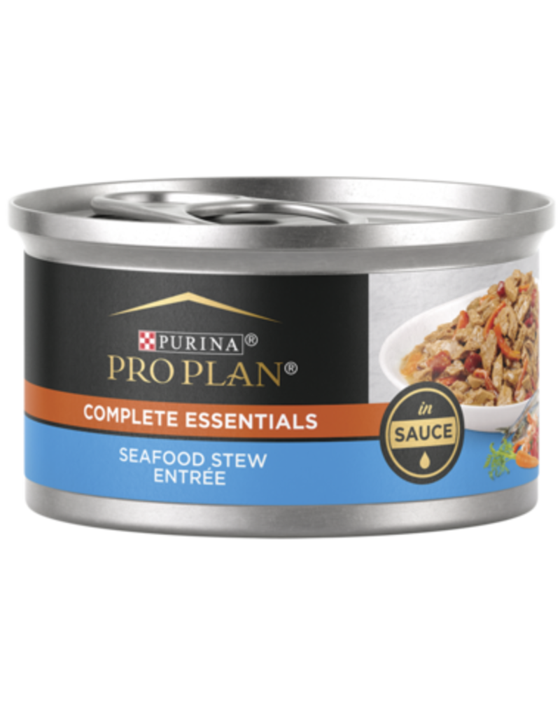 ProPlan Pro Plan Complete Essentials Seafood Stew Entree in Sauce Cat Food 3 oz can