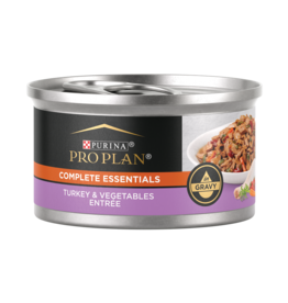 ProPlan Pro Plan Complete Essentials Turkey & Vegetable Entree in Gravy Cat Food 3 oz can