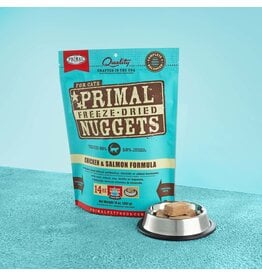 Primal Pet Foods Primal Feline Raw Freeze-Dried Nuggets Chicken & Salmon Formula 14 oz