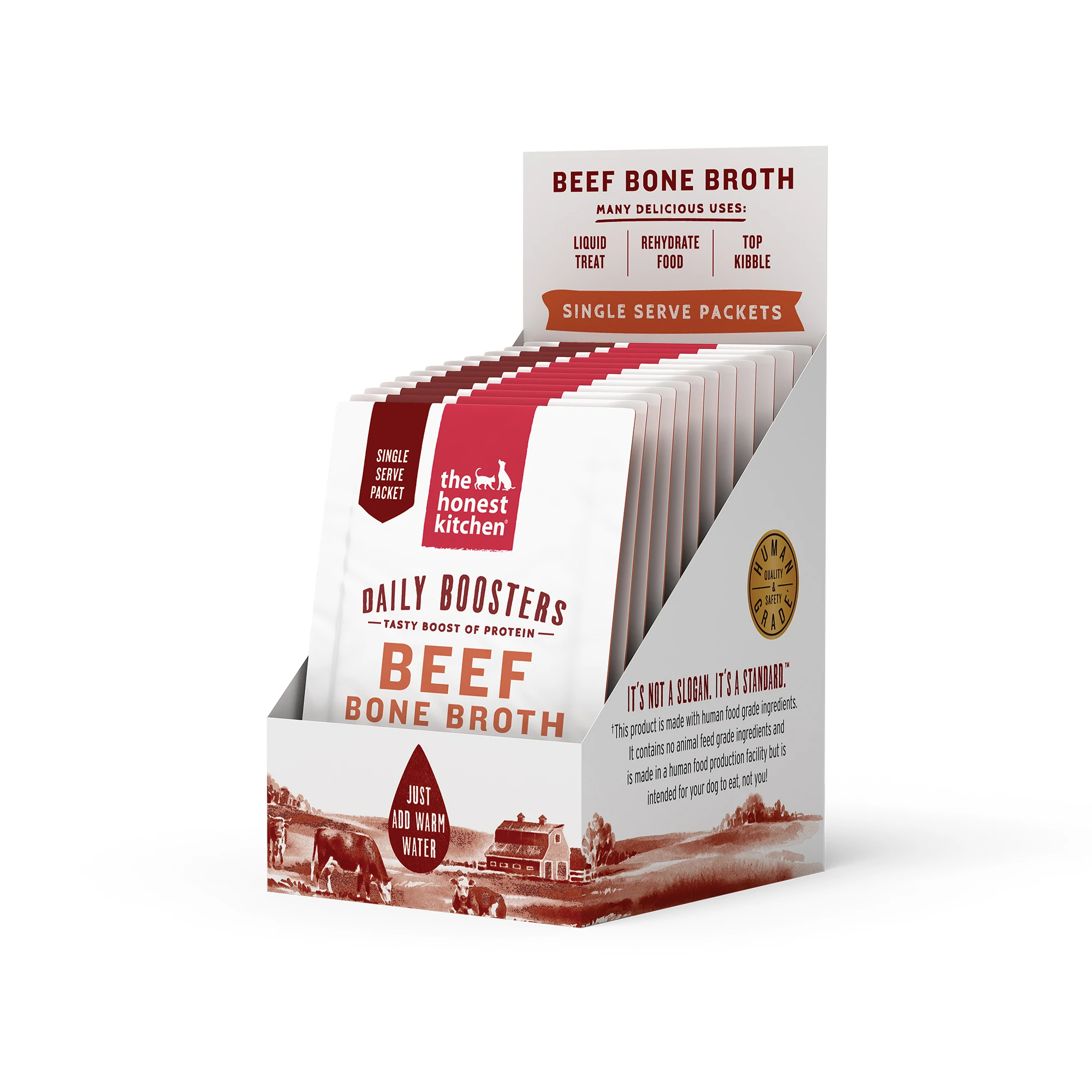 The Honest Kitchen Daily Boosters Beef Bone Broth Noah's Ark